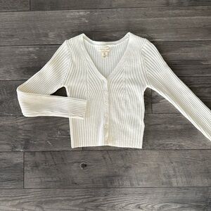 Happily Grey Cream Cardigan